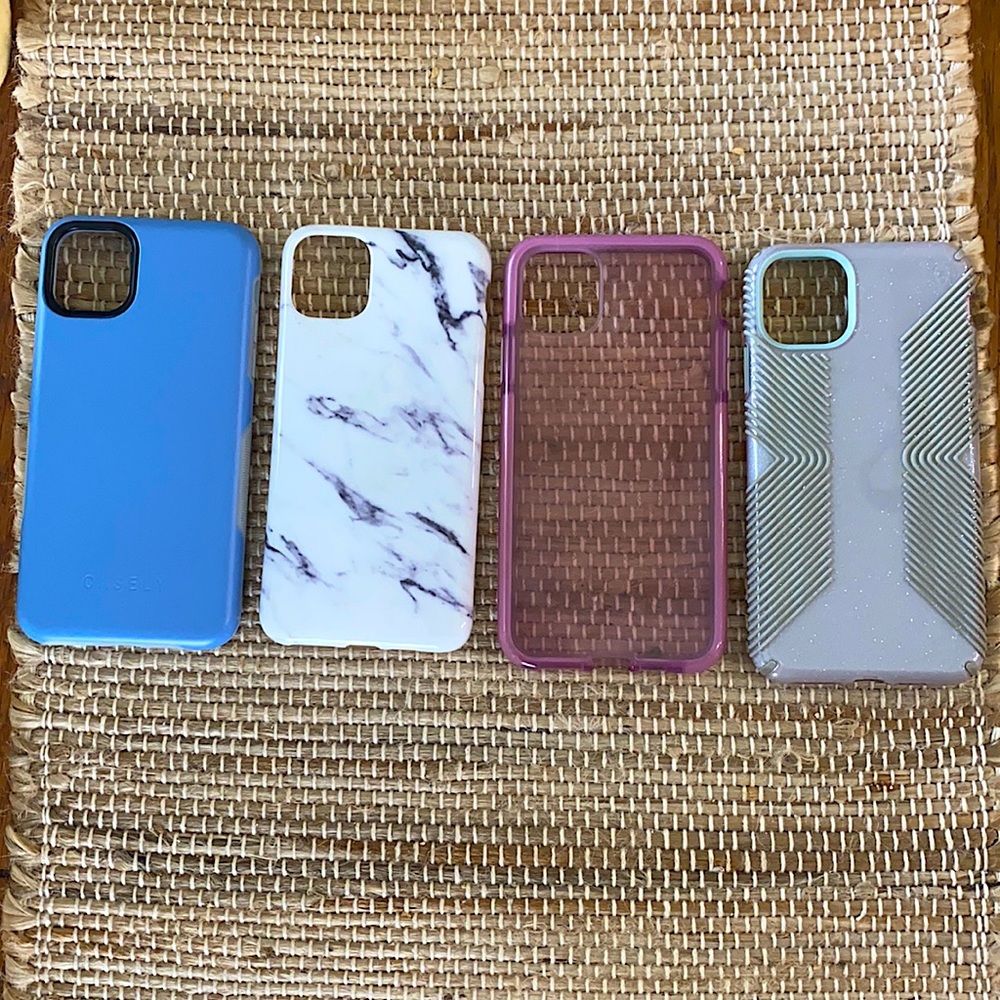 Iphone 11 pro max case bundle!!